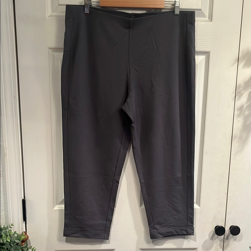 J. Jill Gray Cropped Ankle Pants